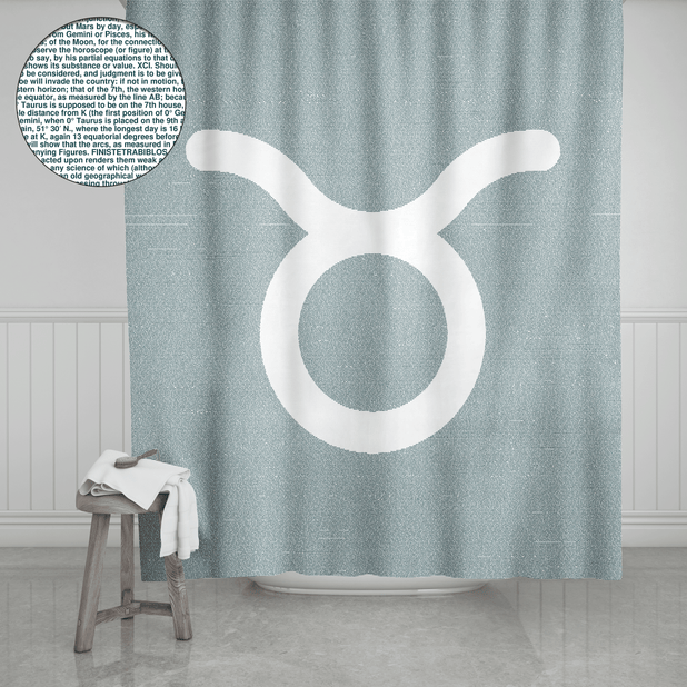 Zodiac outlet Astrology Shower Curtain