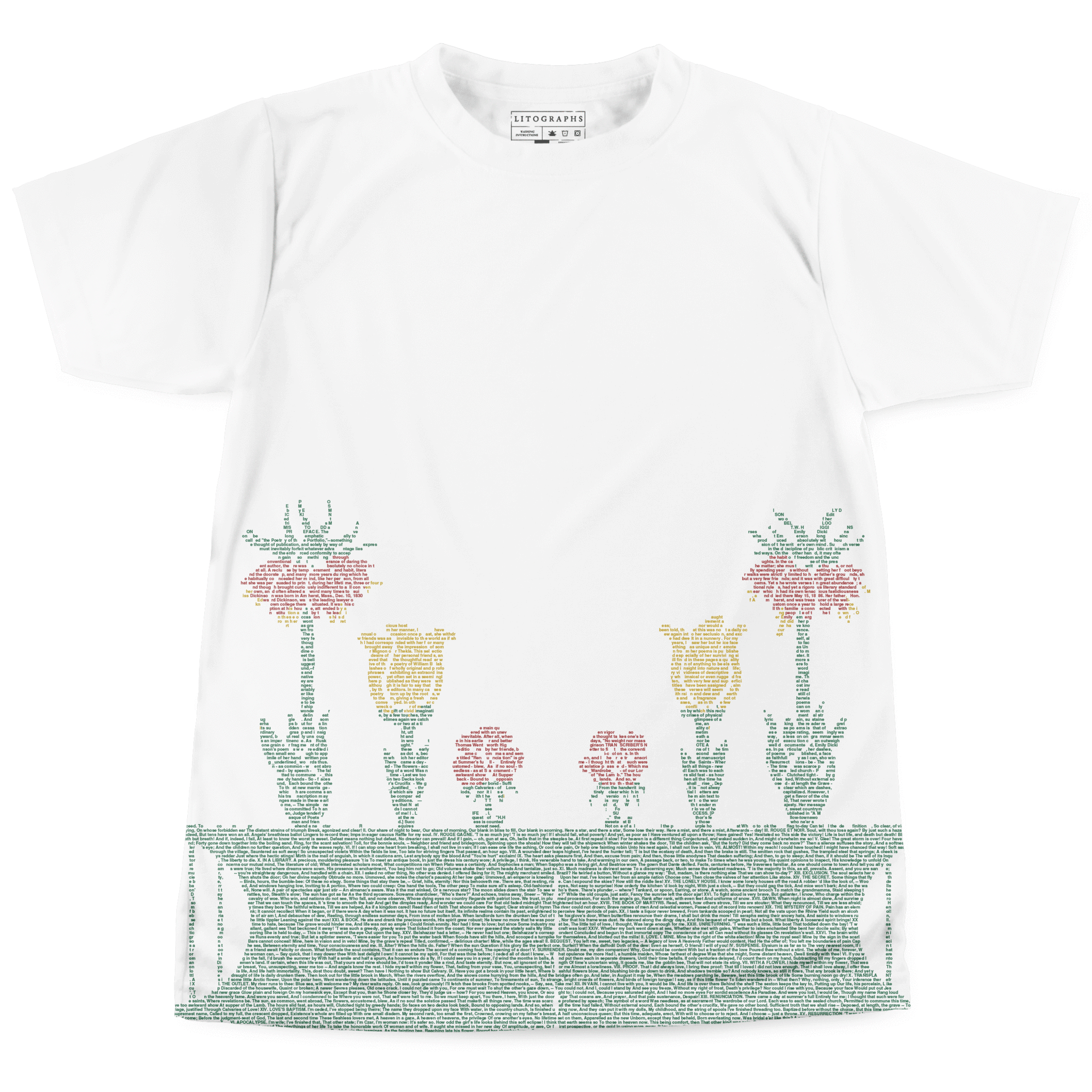 Litographs | Poems by Emily Dickinson | Book T-Shirt