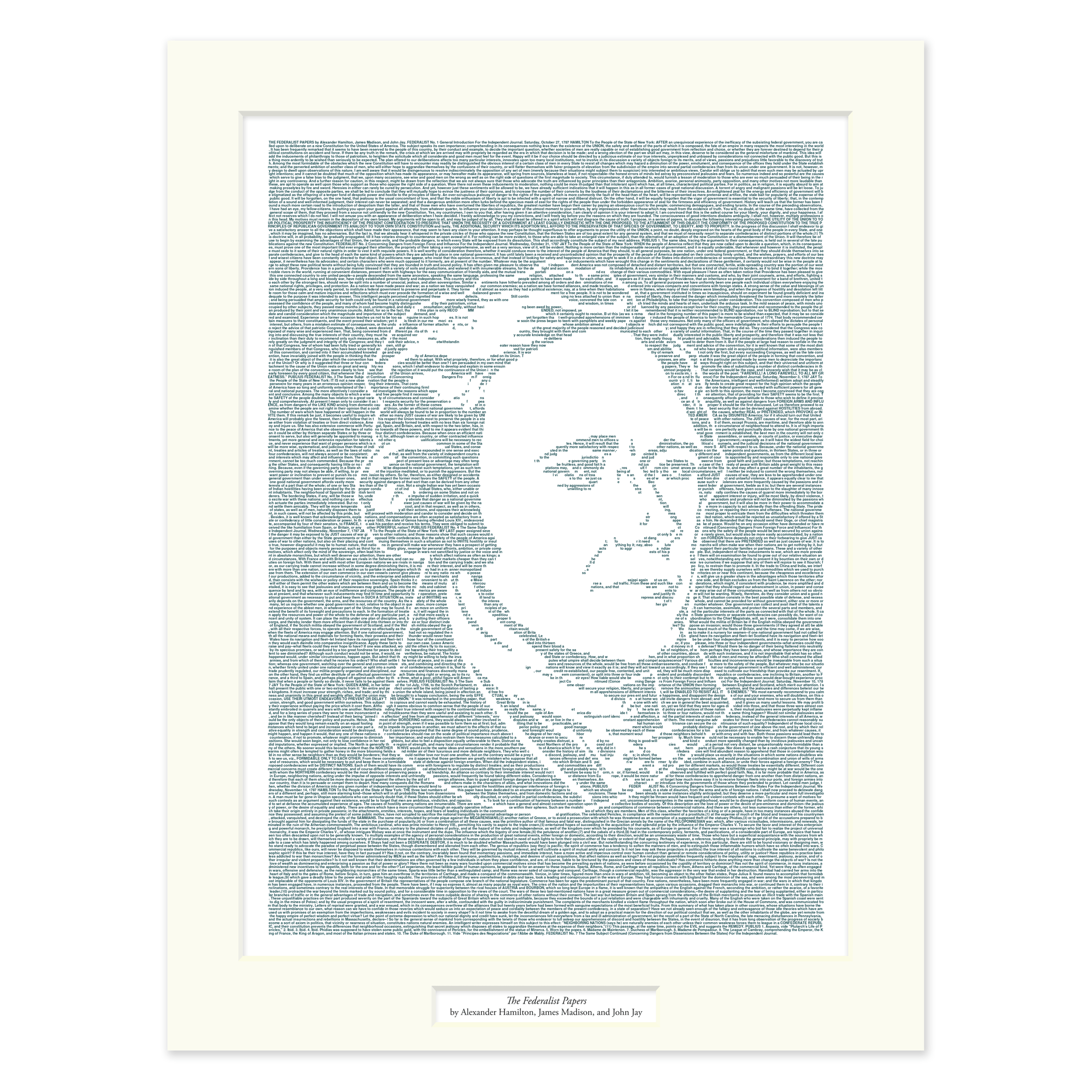 Litographs The Federalist Papers Book Poster