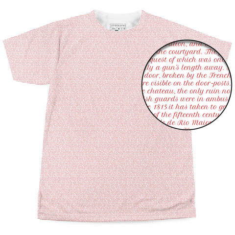 Supreme x Nike Pattern Print, Red Floral Print Scoop Neck T-Shirt L