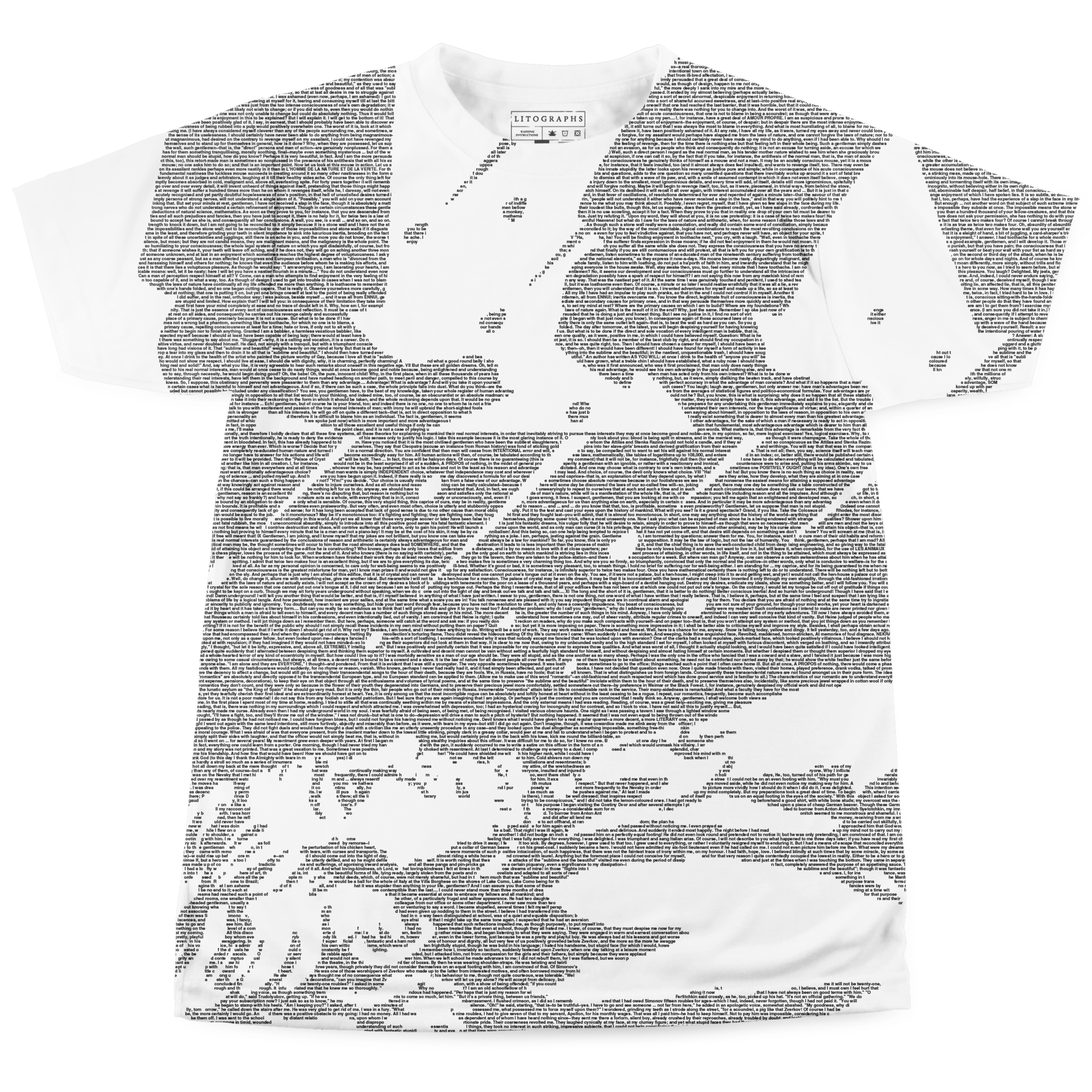 Litographs | Notes from Underground | Book T-Shirt